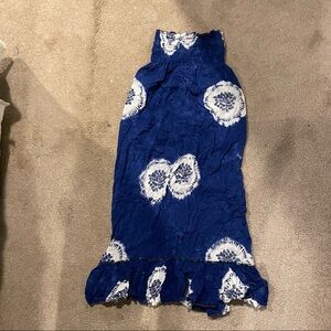 Chach strapless sequined swim coverup 8